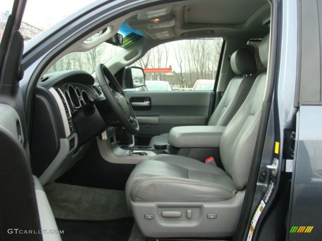 2010 Sequoia Limited 4WD - Slate Gray Metallic / Graphite photo #7