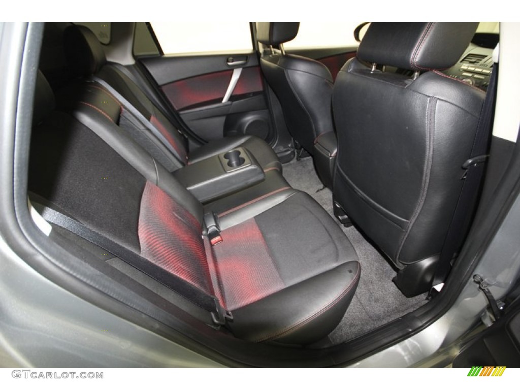 Black/Red Interior 2011 Mazda MAZDA3 MAZDASPEED3 Photo #77420794