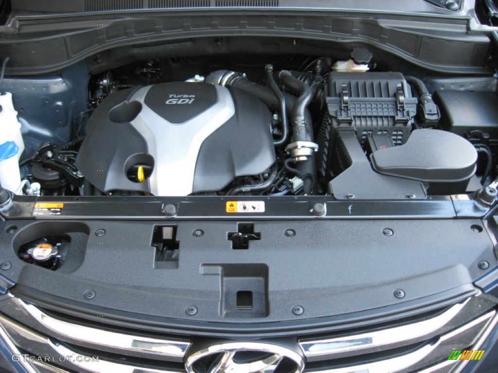 2013 Hyundai Santa Fe Sport 2.0T 2.0 Liter Turbocharged DOHC 16-Valve D-CVVT 4 Cylinder Engine Photo #77421150