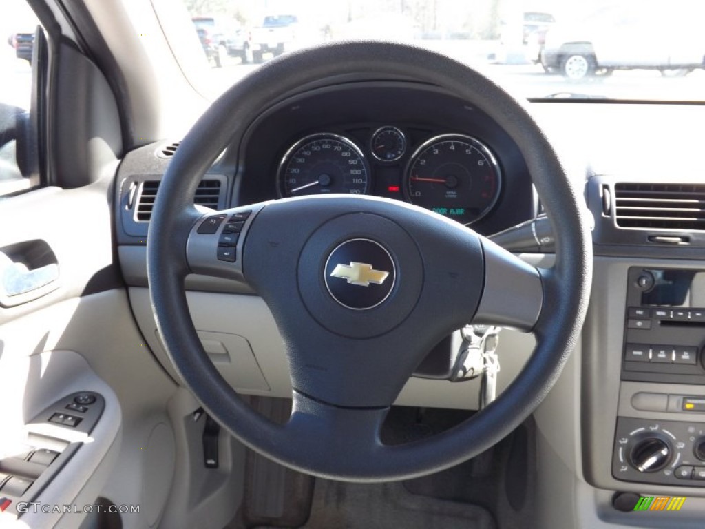 2009 Chevrolet Cobalt LT Sedan Gray Steering Wheel Photo #77422827