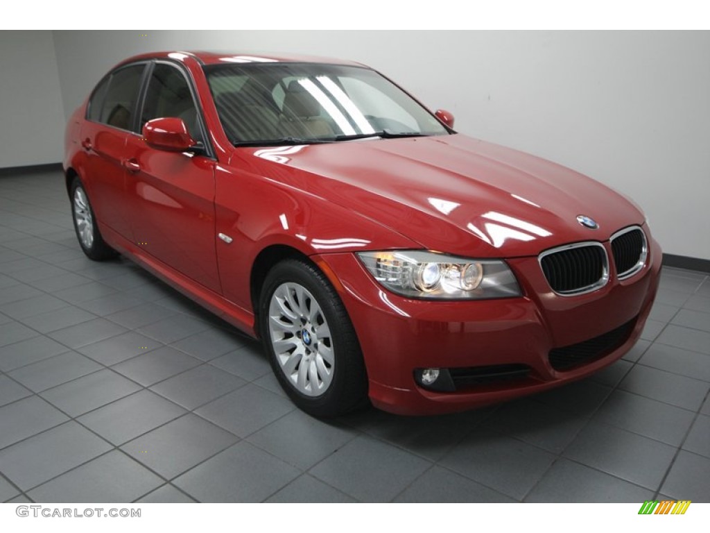 Crimson Red 2009 BMW 3 Series 328i Sedan Exterior Photo #77423091