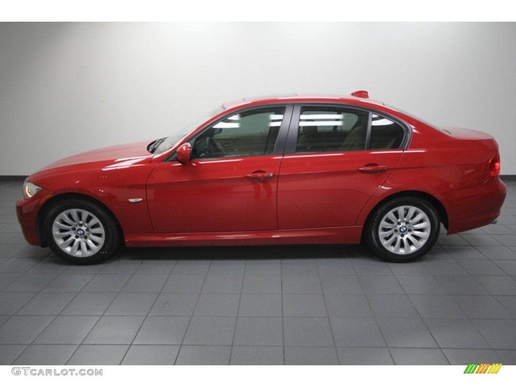 Crimson Red 2009 BMW 3 Series 328i Sedan Exterior Photo #77423103