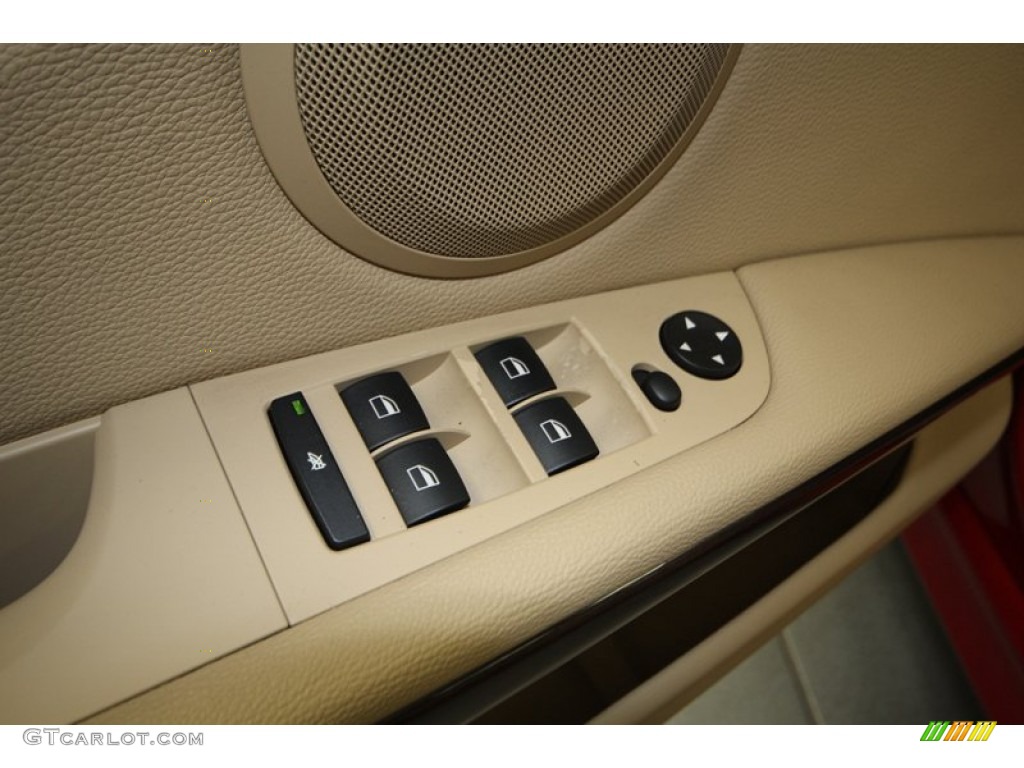 2009 3 Series 328i Sedan - Crimson Red / Beige photo #16