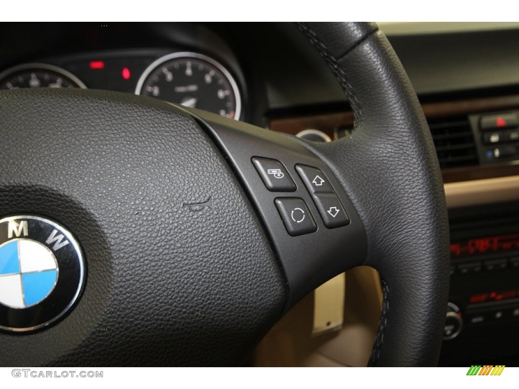 2009 3 Series 328i Sedan - Crimson Red / Beige photo #23