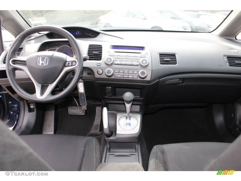 2011 Honda Civic LX-S Sedan Black Dashboard Photo #77423637