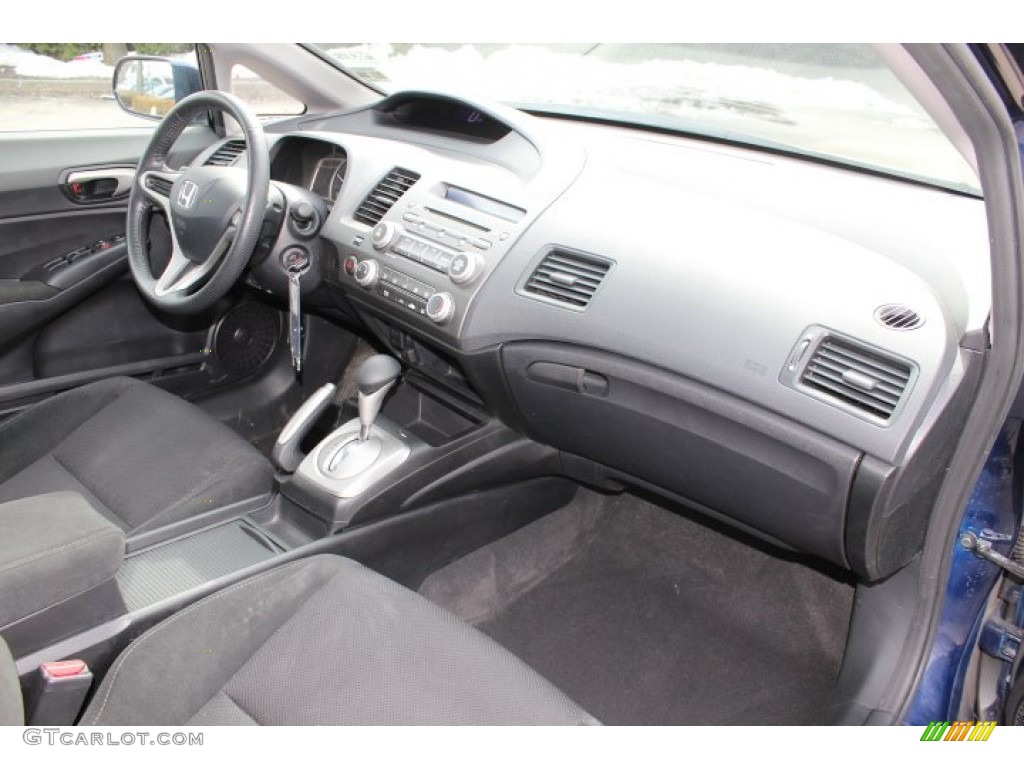 2011 Honda Civic LX-S Sedan Black Dashboard Photo #77423711