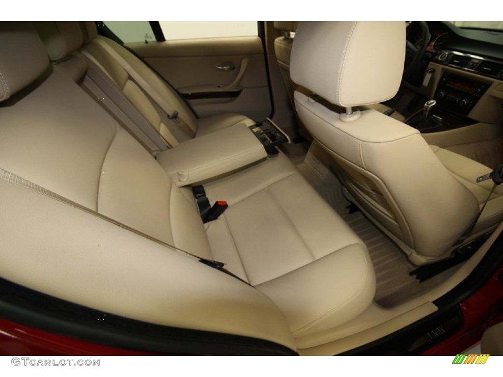 2009 3 Series 328i Sedan - Crimson Red / Beige photo #31