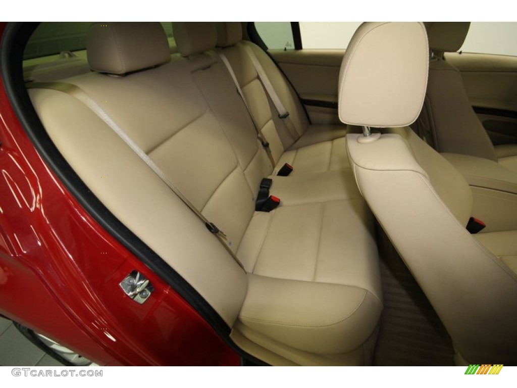 2009 3 Series 328i Sedan - Crimson Red / Beige photo #33
