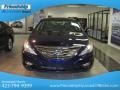 2013 Indigo Night Blue Hyundai Sonata Limited 2.0T  photo #2