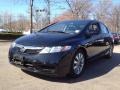 Crystal Black Pearl 2010 Honda Civic EX Sedan Exterior