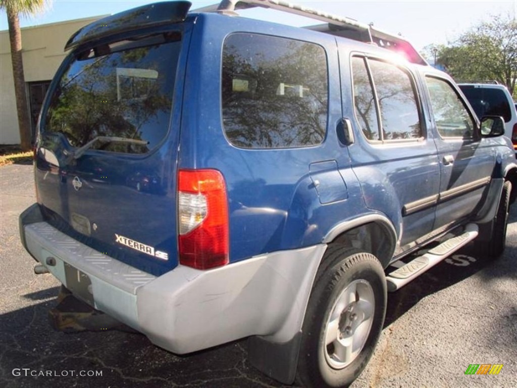 2001 Xterra SE V6 4x4 - Just Blue Metallic / Dusk Gray photo #3