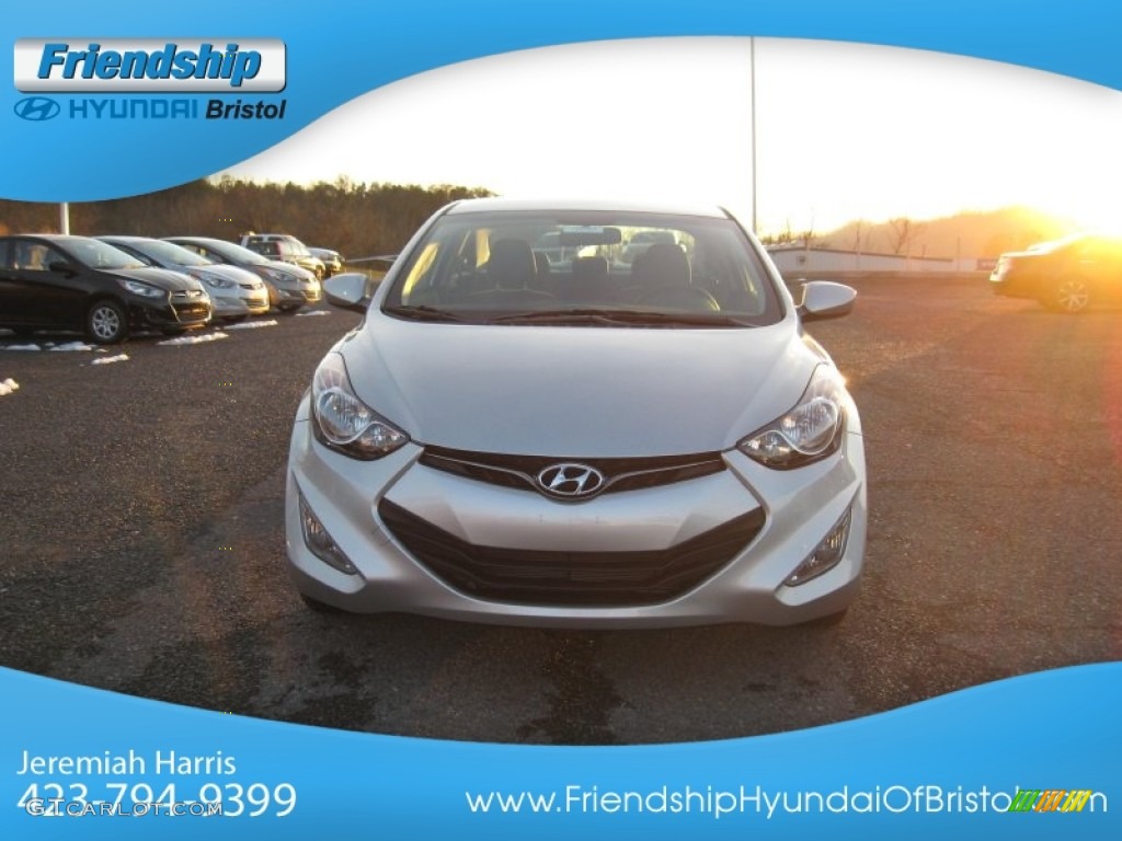 2013 Elantra Coupe GS - Silver / Gray photo #4