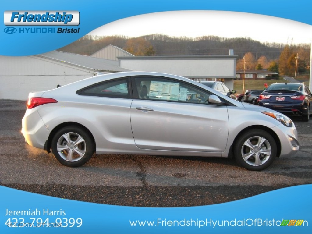 2013 Elantra Coupe GS - Silver / Gray photo #6