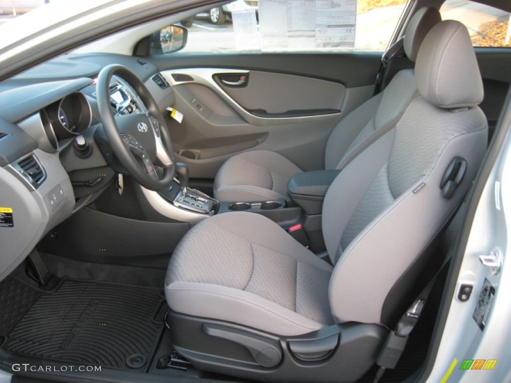 2013 Elantra Coupe GS - Silver / Gray photo #14