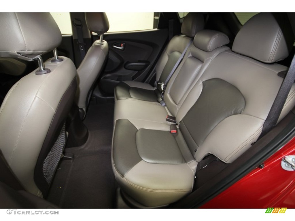 Taupe Interior 2010 Hyundai Tucson Limited Photo #77424747