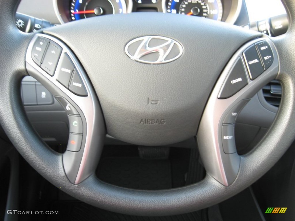2013 Elantra Coupe GS - Silver / Gray photo #28