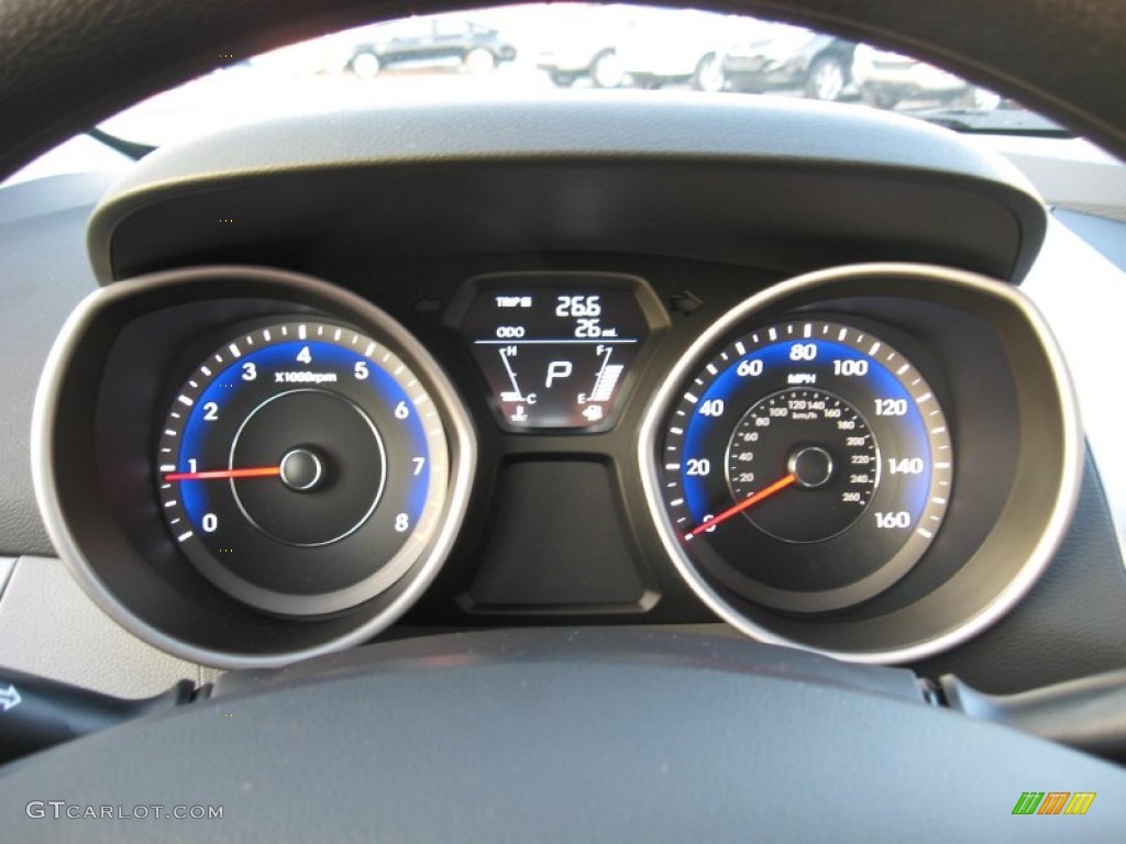 2013 Elantra Coupe GS - Silver / Gray photo #29