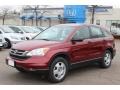 2010 Tango Red Pearl Honda CR-V LX AWD  photo #1