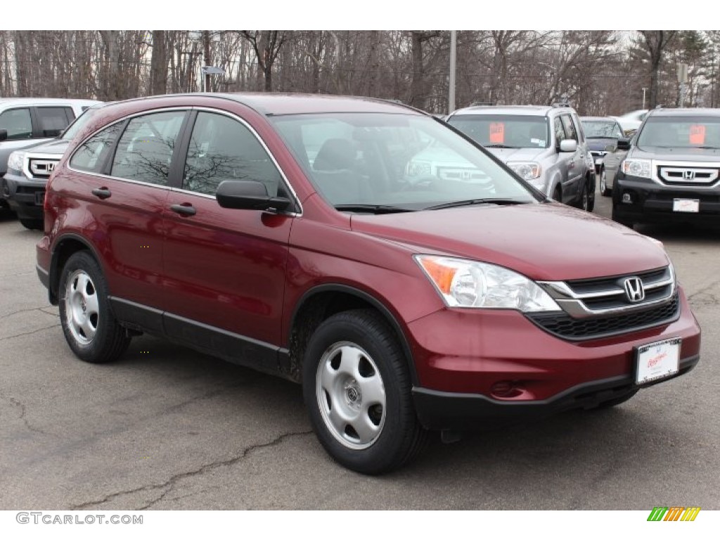 Tango Red Pearl 2010 Honda CR-V LX AWD Exterior Photo #77425593