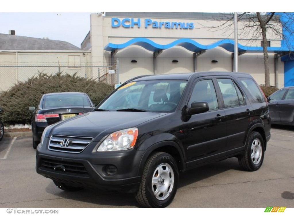 2005 CR-V LX 4WD - Nighthawk Black Pearl / Black photo #1