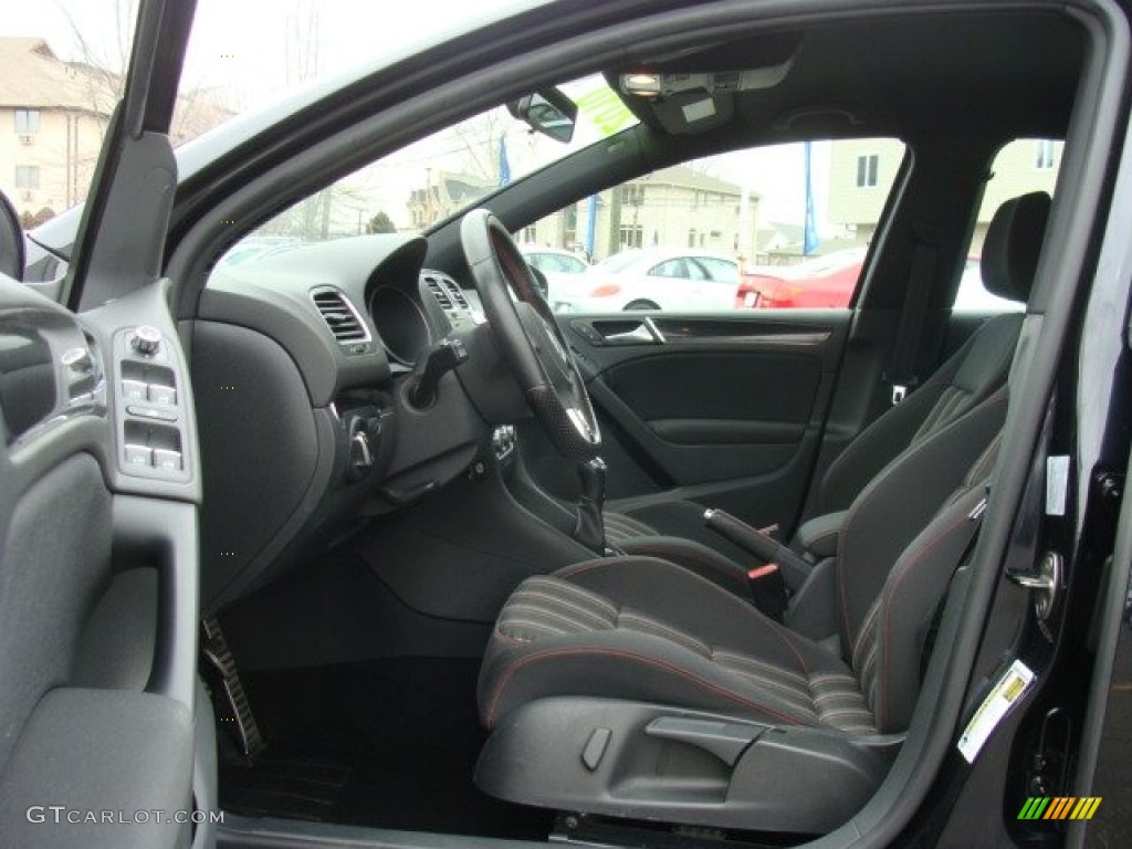 Interlagos Plaid Cloth Interior 2010 Volkswagen GTI 4 Door Photo #77427372