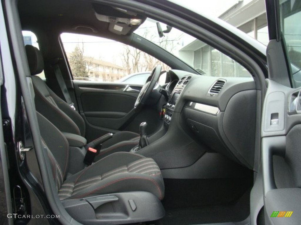 Interlagos Plaid Cloth Interior 2010 Volkswagen GTI 4 Door Photo #77427388