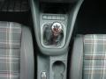 2010 Volkswagen GTI Interlagos Plaid Cloth Interior Transmission Photo