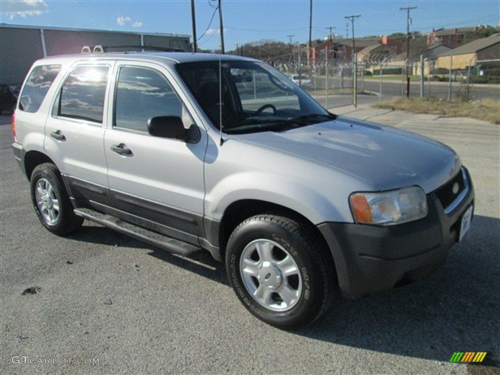 2003 Escape XLT V6 - Satin Silver Metallic / Medium Dark Flint photo #1