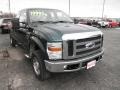 2008 Forest Green Metallic Ford F250 Super Duty XLT SuperCab 4x4  photo #2