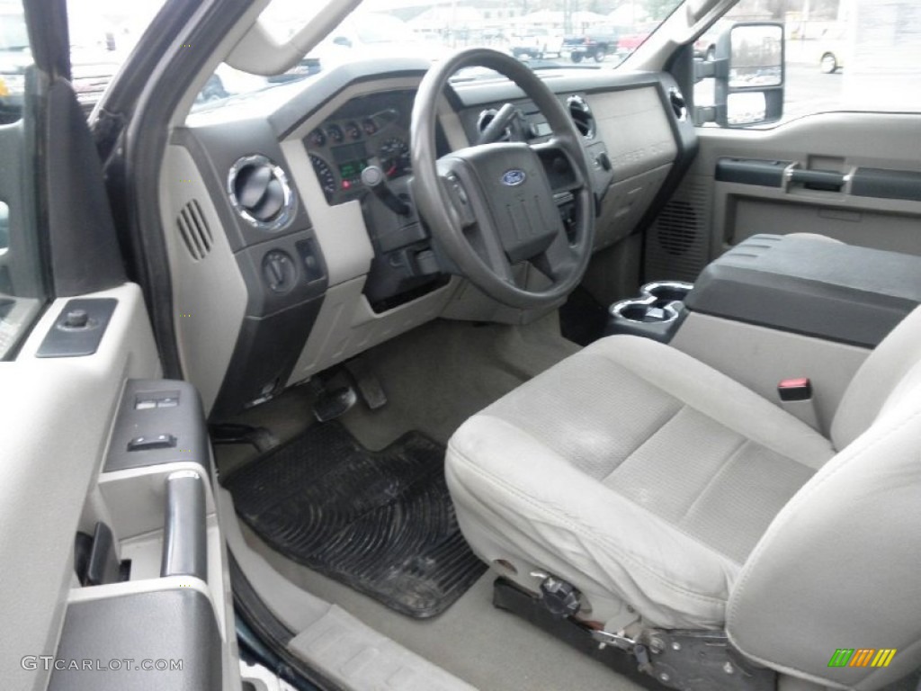 Medium Stone Interior 2008 Ford F250 Super Duty XLT SuperCab 4x4 Photo #77428329