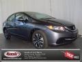 Polished Metal Metallic - Civic EX Sedan Photo No. 1