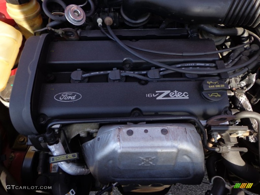 2003 Ford Focus ZTS Sedan 2.0L DOHC 16V Zetec 4 Cylinder Engine Photo #77429529