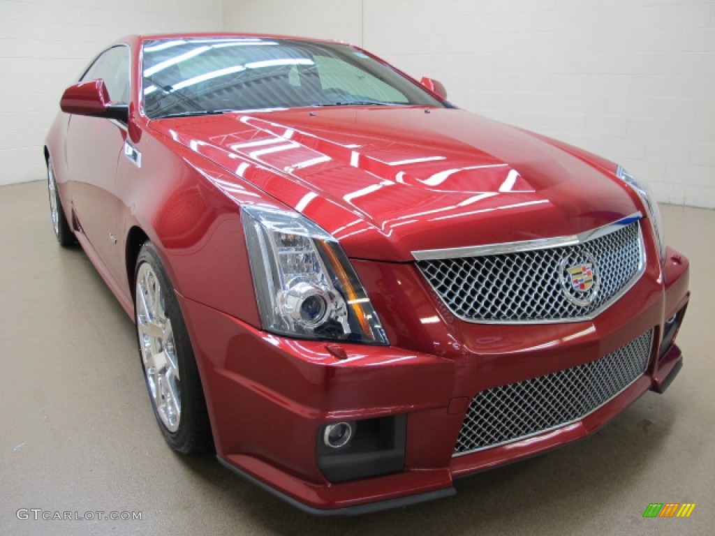 Crystal Red Tintcoat Cadillac CTS