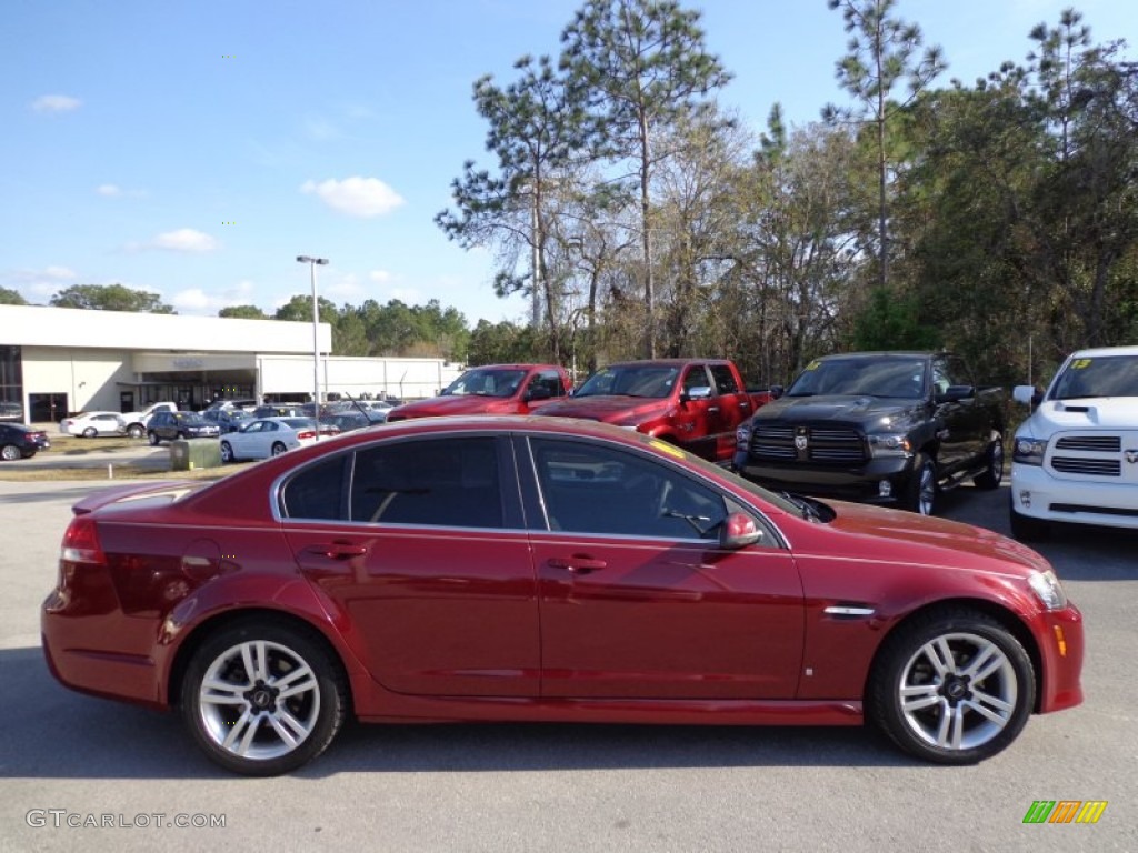 Sport Red Metallic 2009 Pontiac G8 Sedan Exterior Photo #77429794