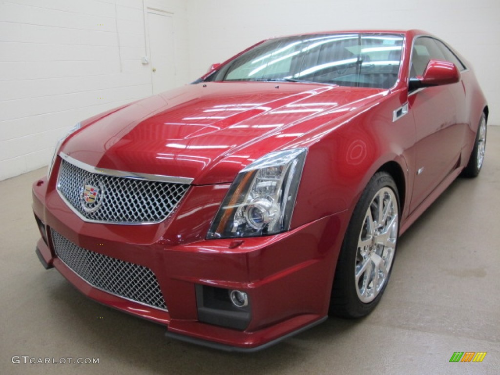 Crystal Red Tintcoat 2012 Cadillac CTS -V Coupe Exterior Photo #77429817