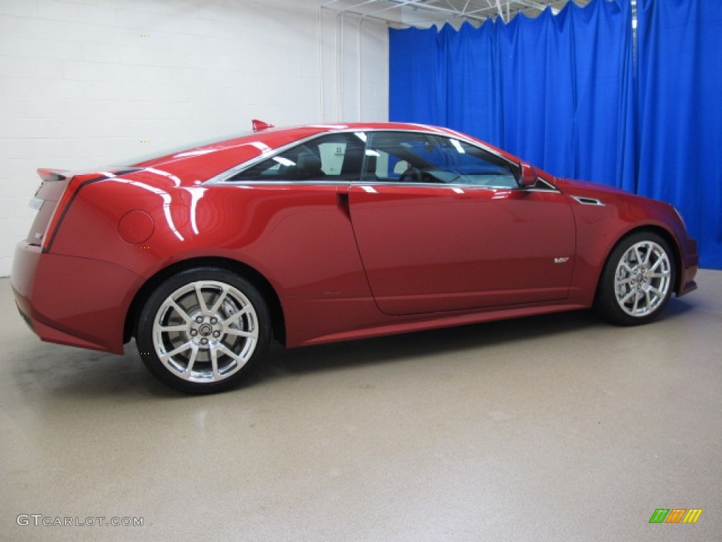 Crystal Red Tintcoat 2012 Cadillac CTS -V Coupe Exterior Photo #77429908