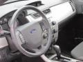 Charcoal Black 2008 Ford Focus SES Sedan Steering Wheel