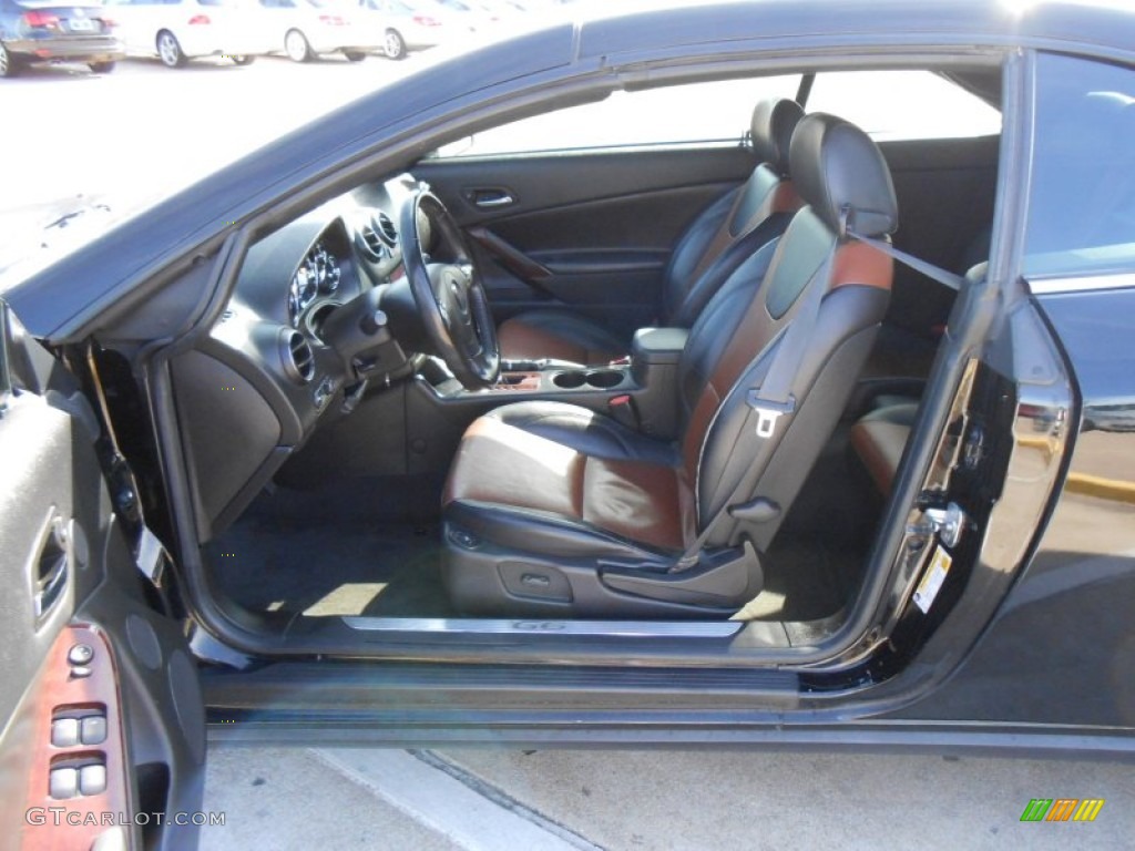 Ebony/Morocco Interior 2007 Pontiac G6 GT Convertible Photo #77430956