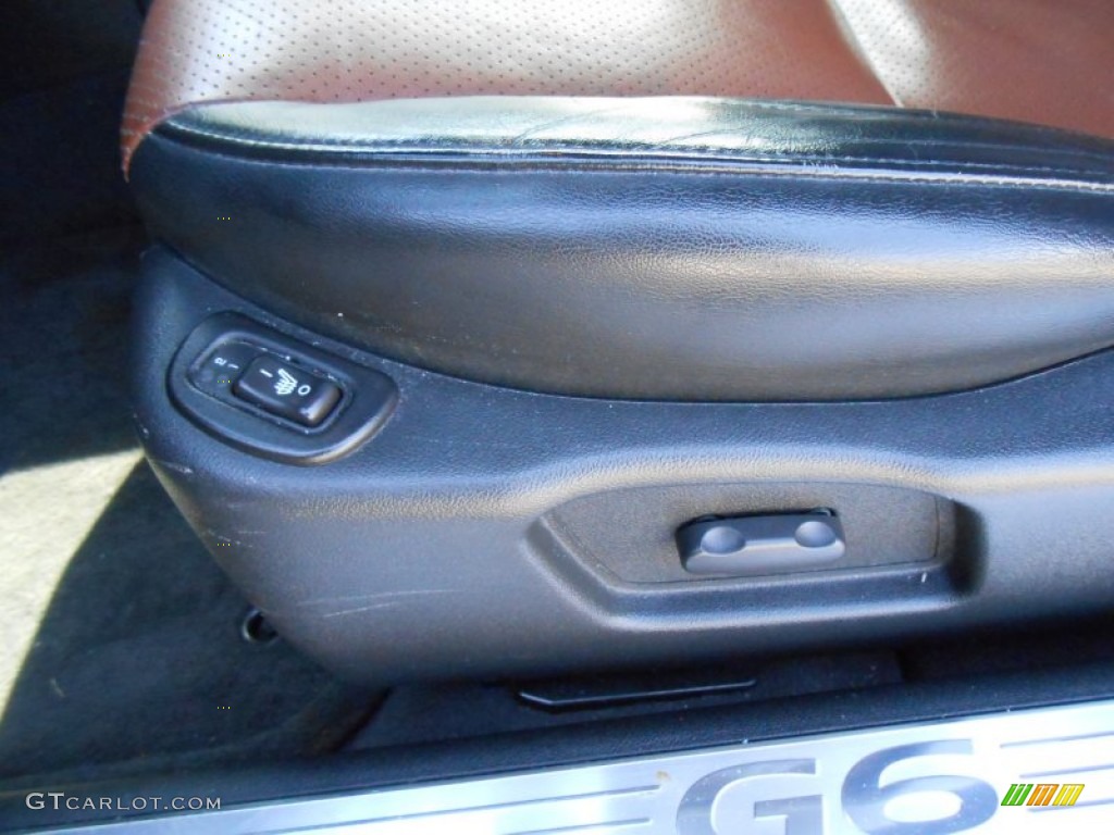 Ebony/Morocco Interior 2007 Pontiac G6 GT Convertible Photo #77430996