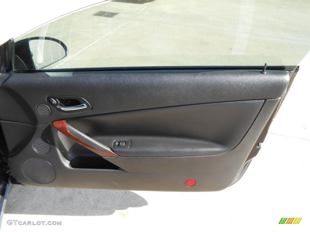 2007 Pontiac G6 GT Convertible Ebony/Morocco Door Panel Photo #77431014