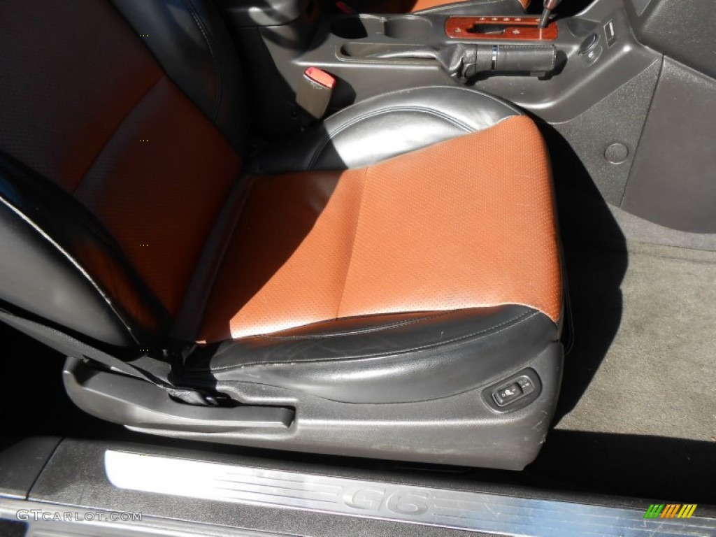 Ebony/Morocco Interior 2007 Pontiac G6 GT Convertible Photo #77431050