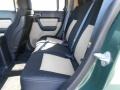 2006 Hummer H3 Ebony Black/Light Cashmere Beige Interior Rear Seat Photo