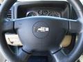 2006 Hummer H3 Ebony Black/Light Cashmere Beige Interior Steering Wheel Photo