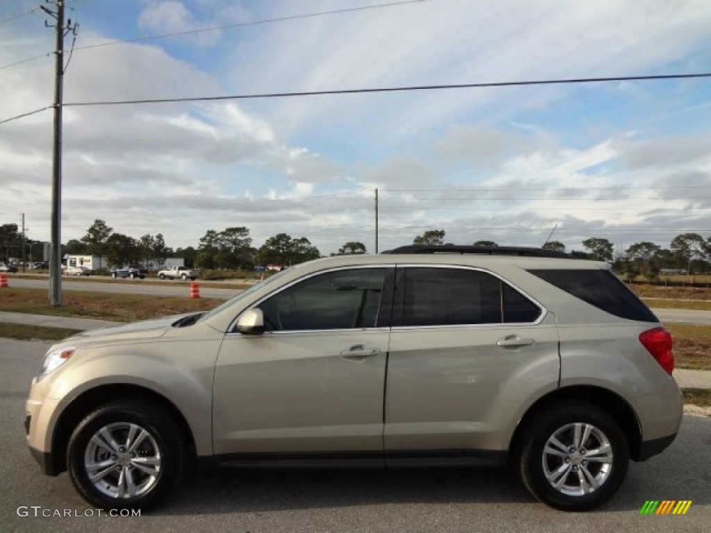 2011 Equinox LS - Gold Mist Metallic / Light Titanium/Jet Black photo #2