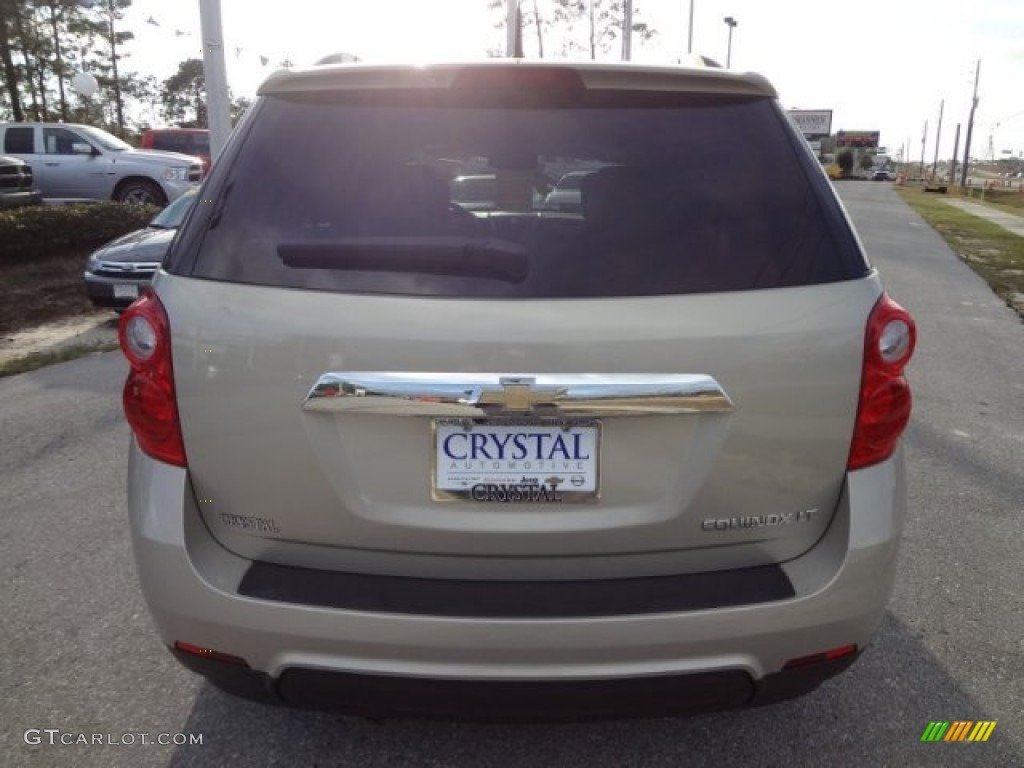 2011 Equinox LS - Gold Mist Metallic / Light Titanium/Jet Black photo #8