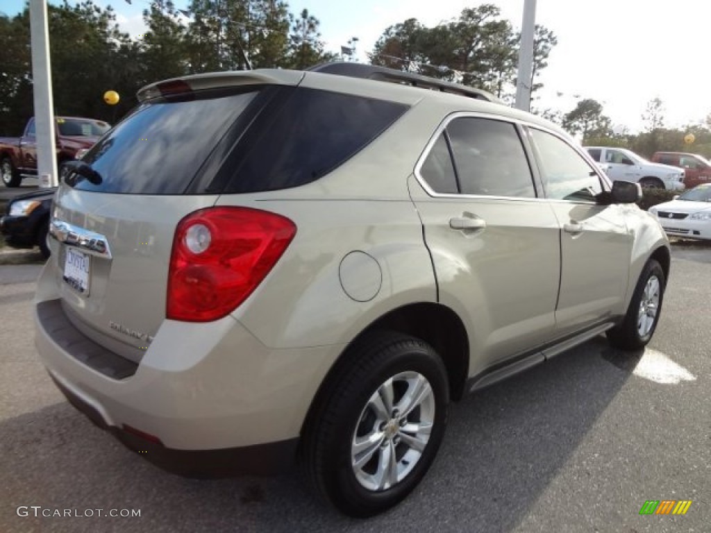 2011 Equinox LS - Gold Mist Metallic / Light Titanium/Jet Black photo #9