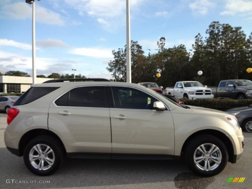 2011 Equinox LS - Gold Mist Metallic / Light Titanium/Jet Black photo #10