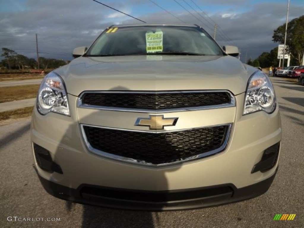 2011 Equinox LS - Gold Mist Metallic / Light Titanium/Jet Black photo #13