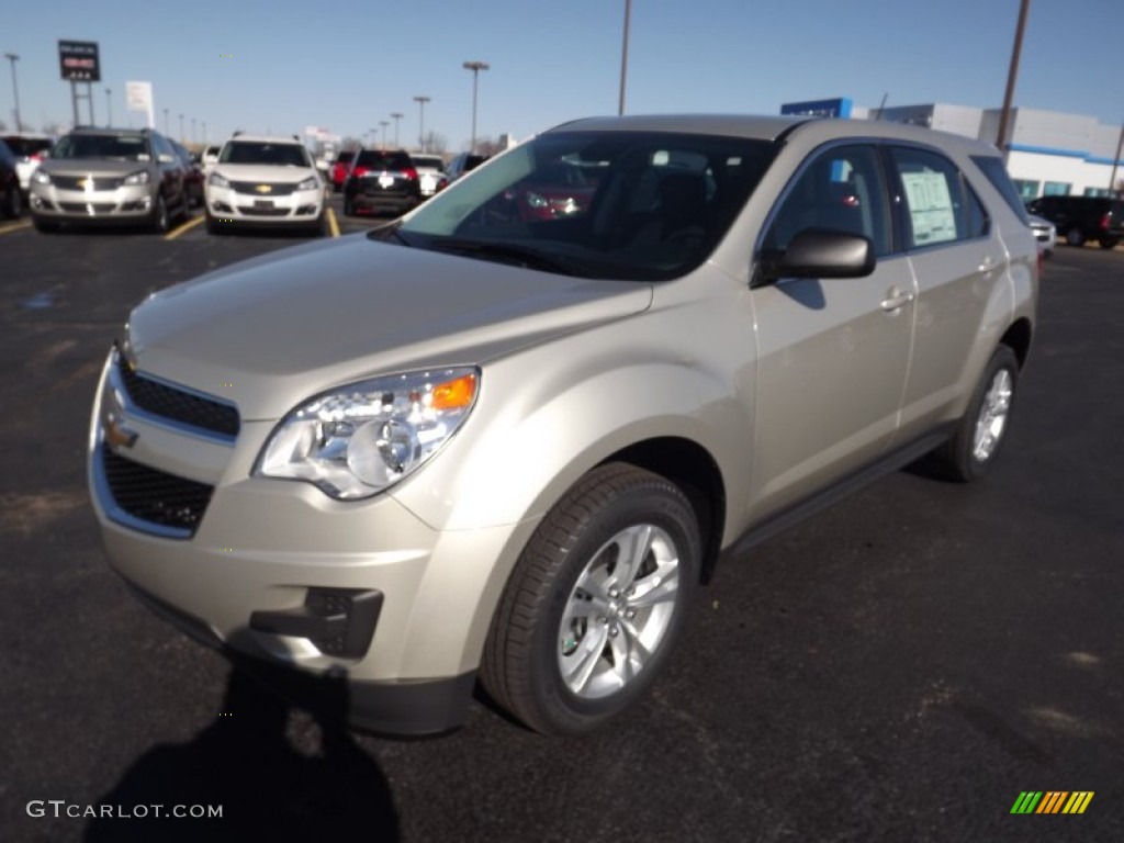 Champagne Silver Metallic 2013 Chevrolet Equinox LS Exterior Photo #77431587