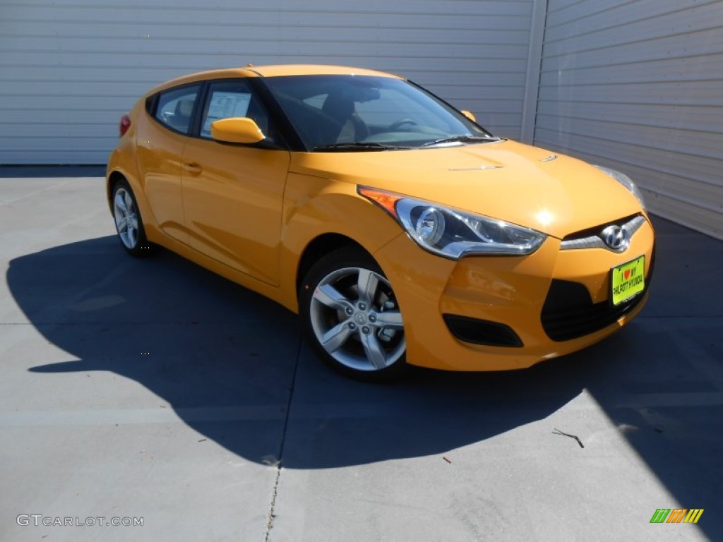 2013 Veloster  - 26.2 Yellow / Black photo #1